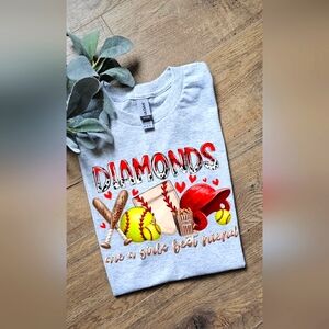 Popular baseball mama softball mama baseball season tee